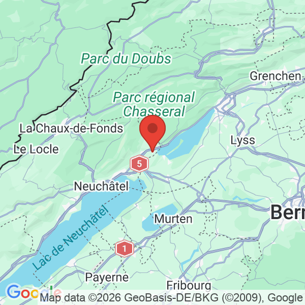 Carte de l'activité
