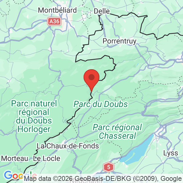 Carte de l'activité