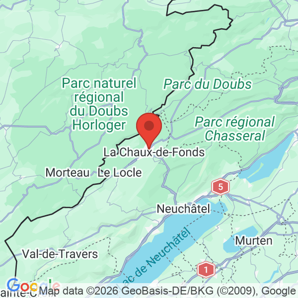 Carte de l'activité