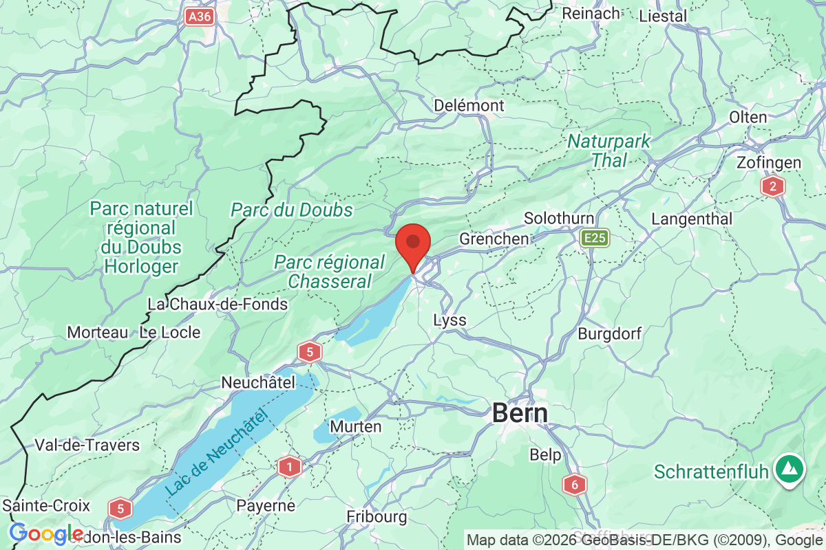 Carte de l'activité