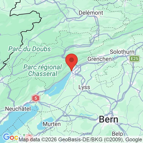 Carte de l'activité