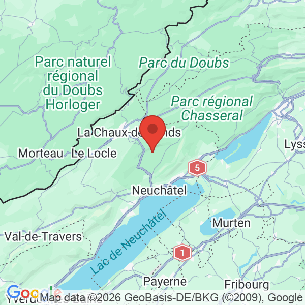 Carte de l'activité