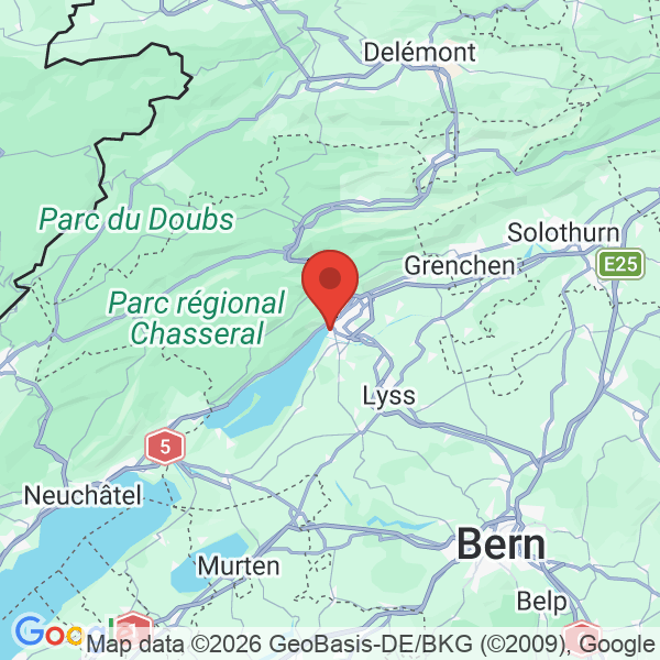 Carte de l'activité