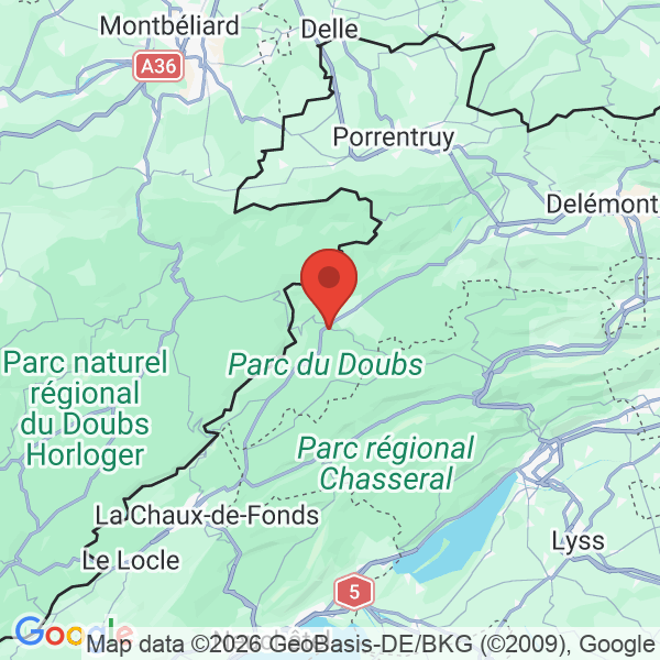 Carte de l'activité