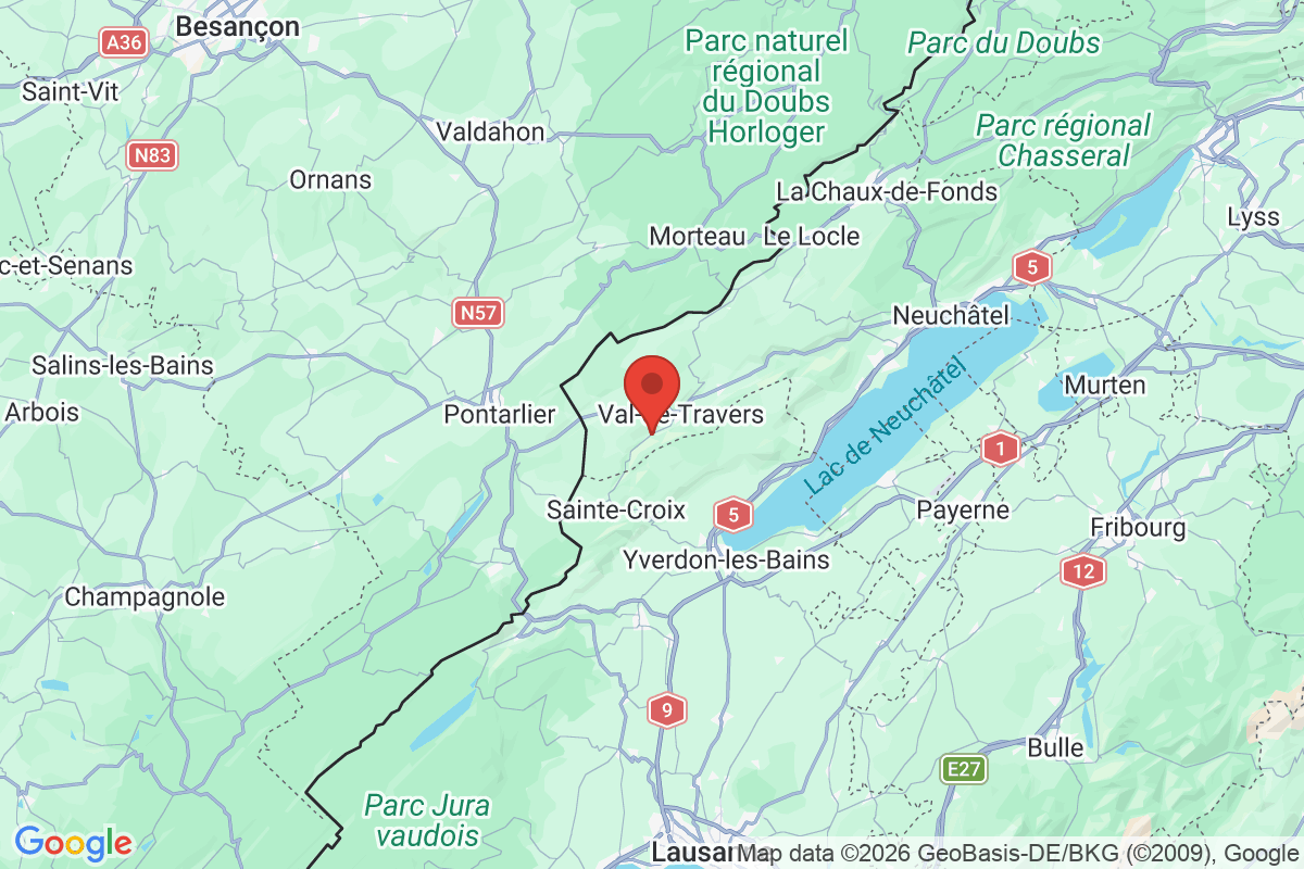 Prévisualisation de la carte