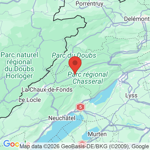Carte de l'activité
