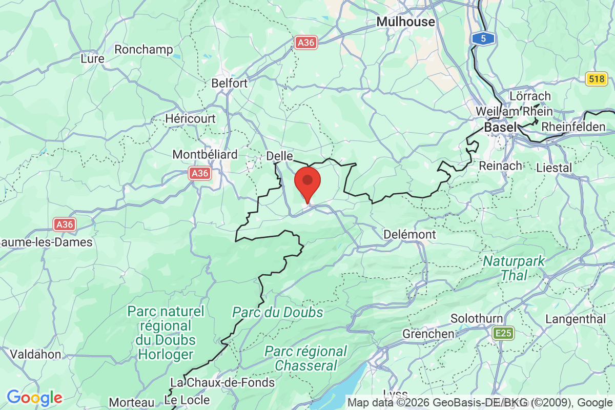 Carte de l'activité