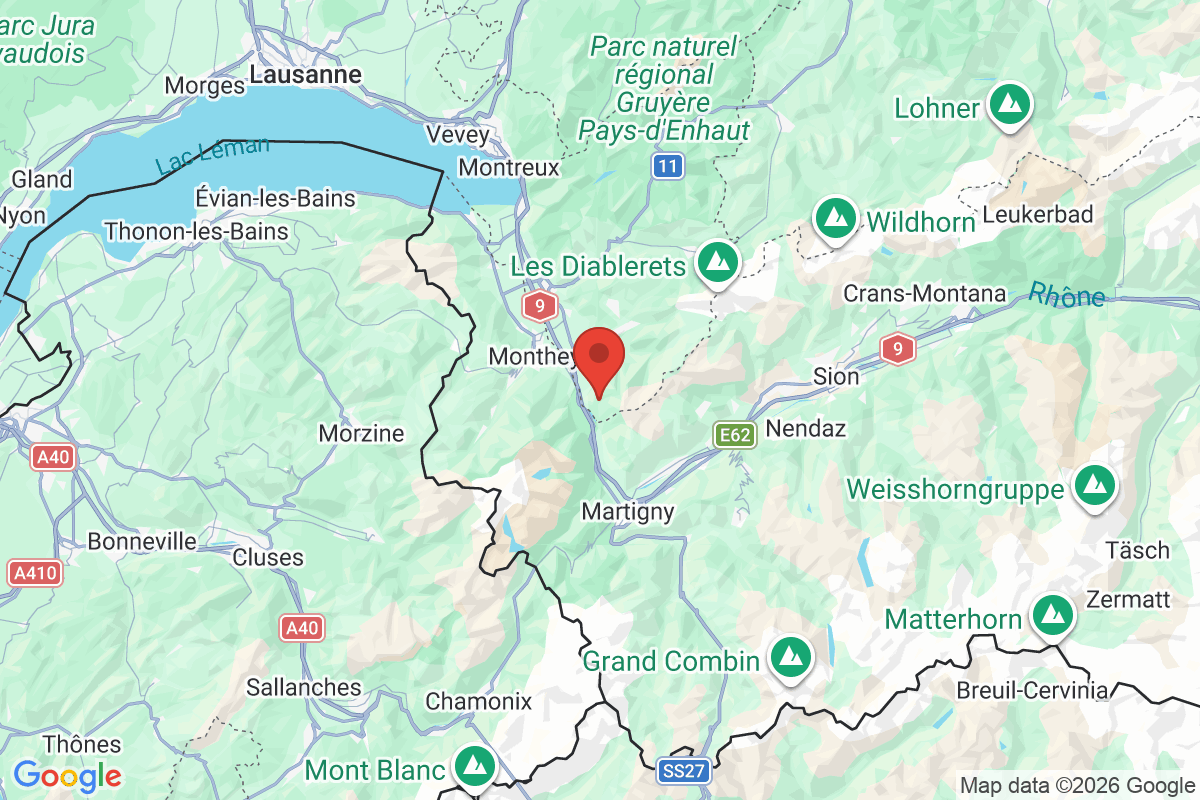 Carte de l'activité