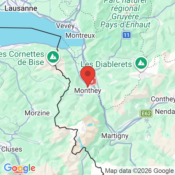 Carte de l'activité