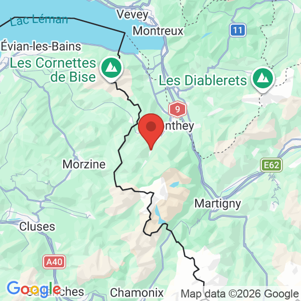Prévisualisation de la carte