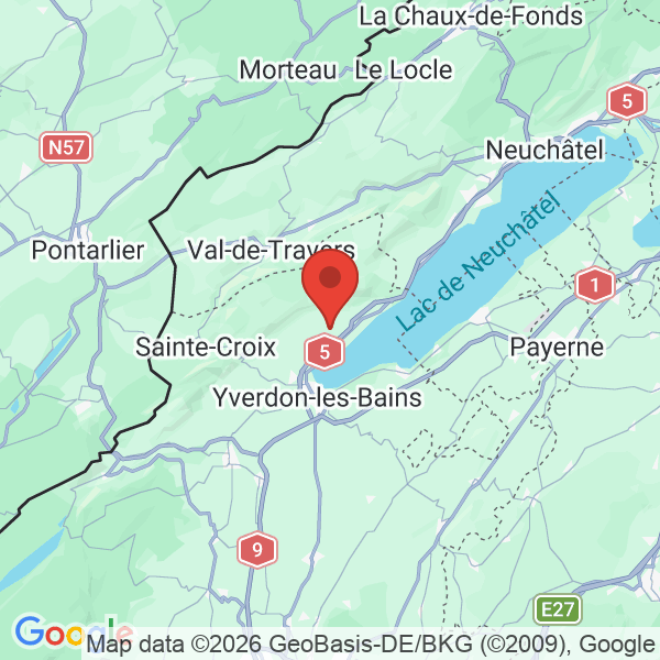 Prévisualisation de la carte
