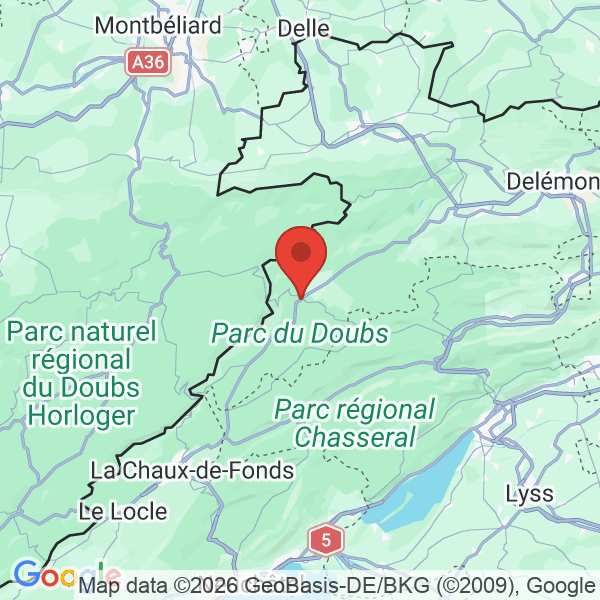 Prévisualisation de la carte