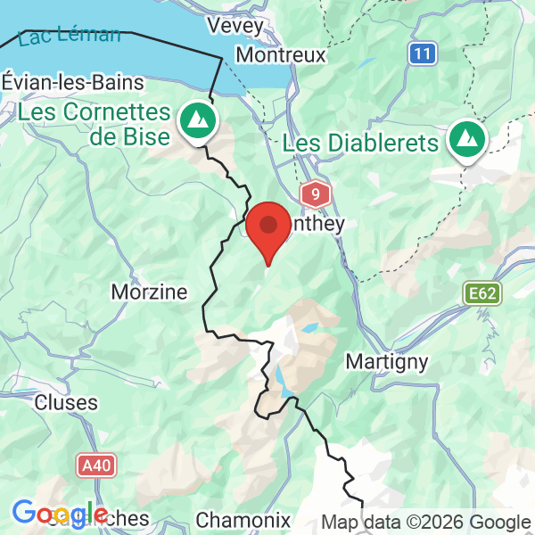 Prévisualisation de la carte