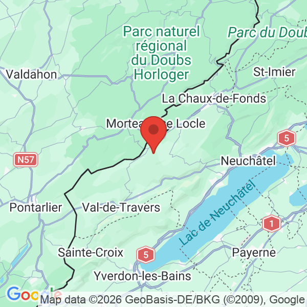 Prévisualisation de la carte