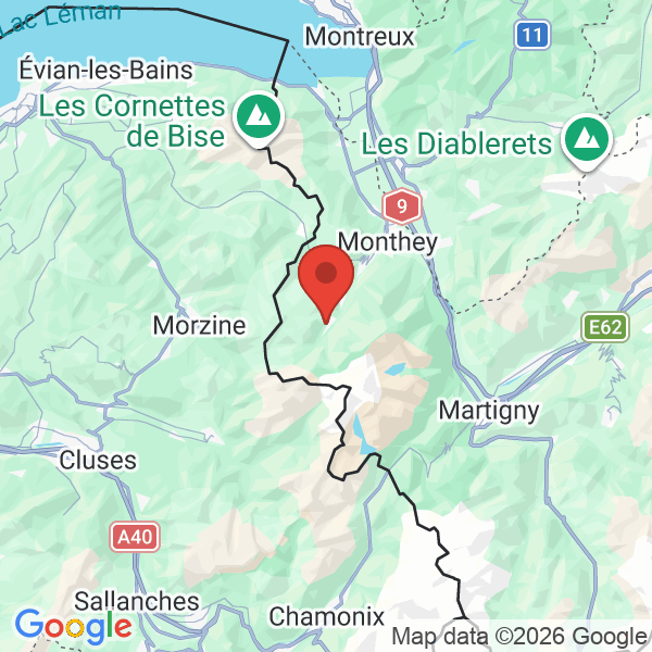 Prévisualisation de la carte