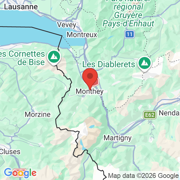 Prévisualisation de la carte