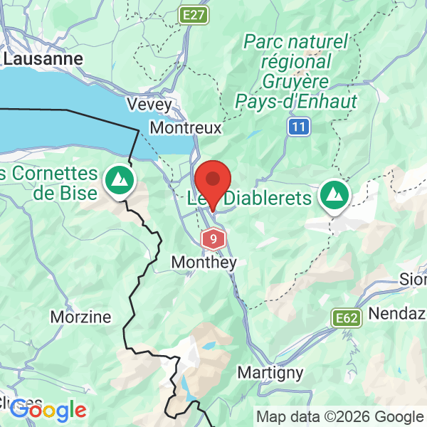Prévisualisation de la carte