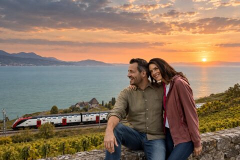 L’automne suisse, côté fenêtre avec les CFF