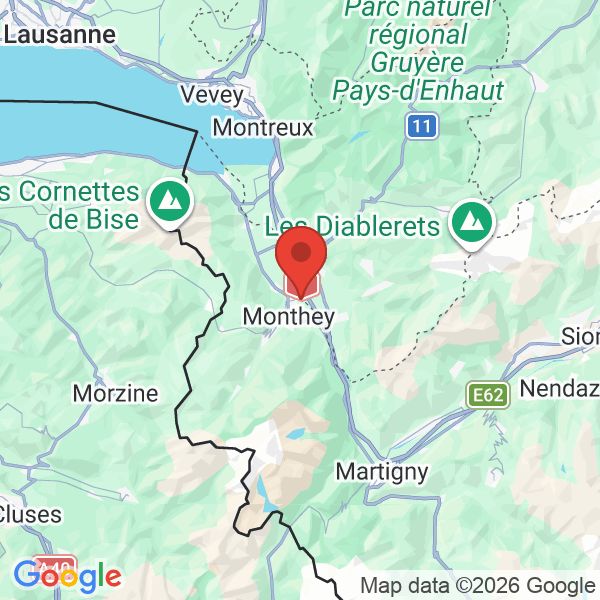 Prévisualisation de la carte