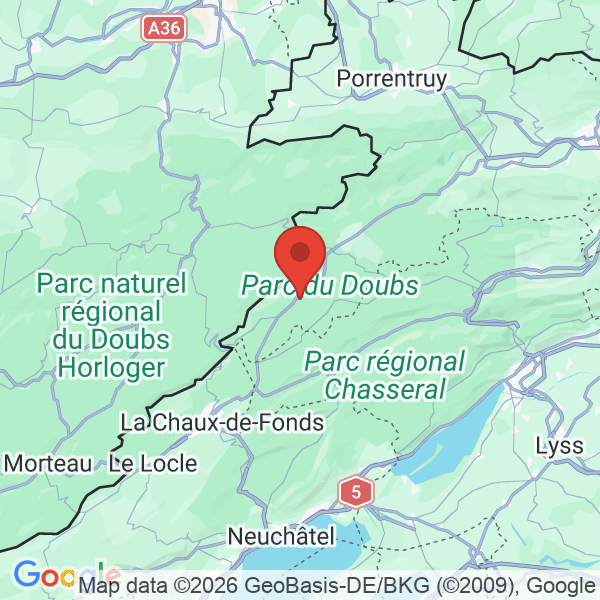 Prévisualisation de la carte
