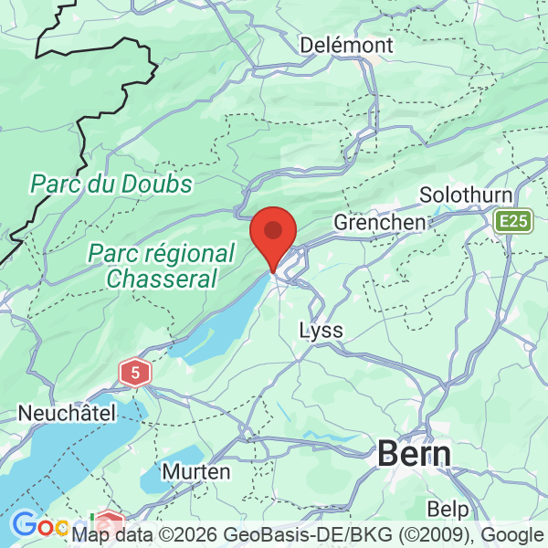 Prévisualisation de la carte