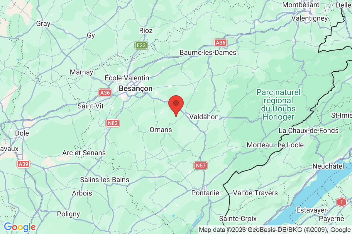 Prévisualisation de la carte