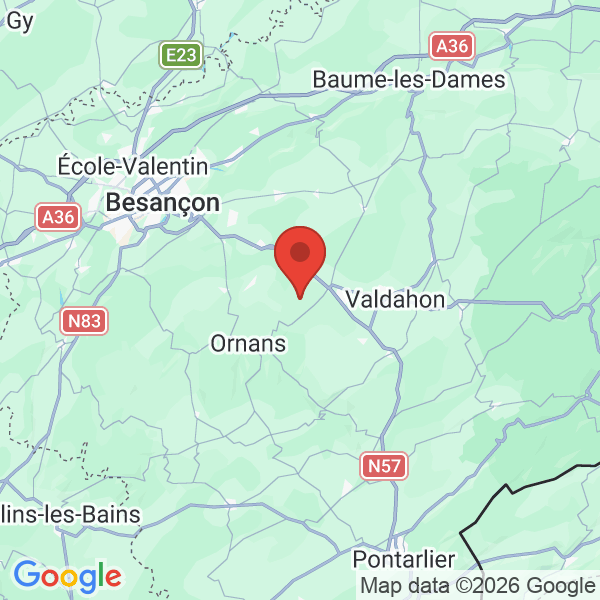 Prévisualisation de la carte