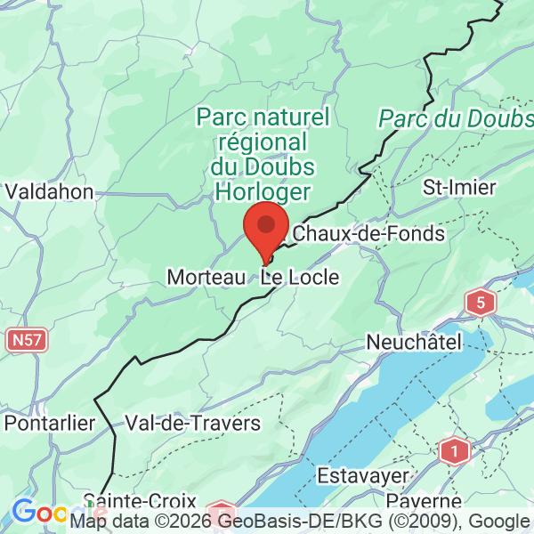 Prévisualisation de la carte