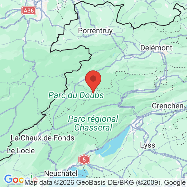 Prévisualisation de la carte