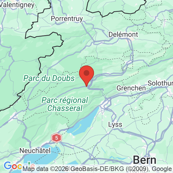 Prévisualisation de la carte