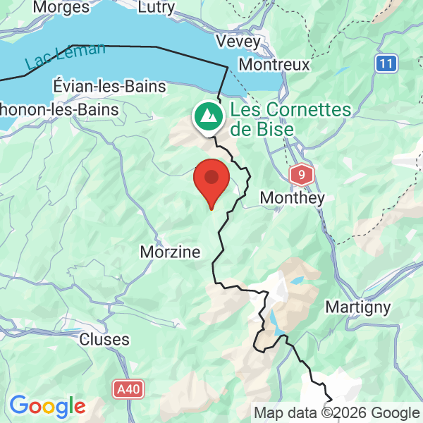 Prévisualisation de la carte