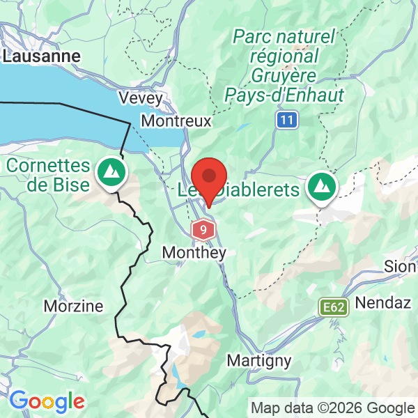 Prévisualisation de la carte