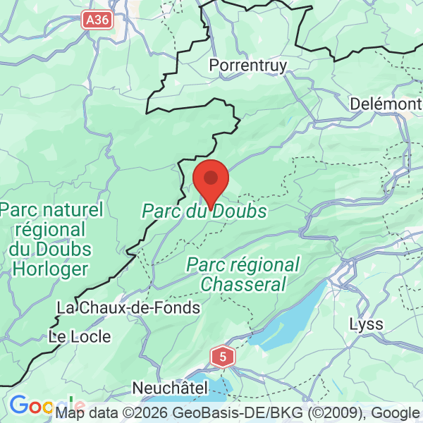 Prévisualisation de la carte