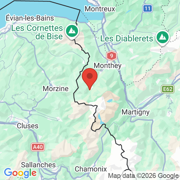 Prévisualisation de la carte