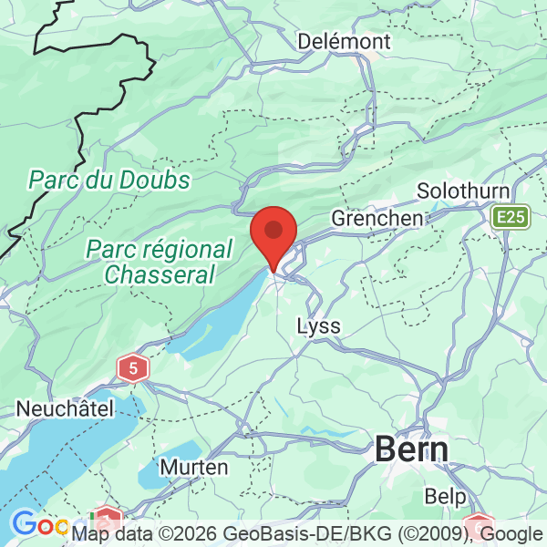 Prévisualisation de la carte