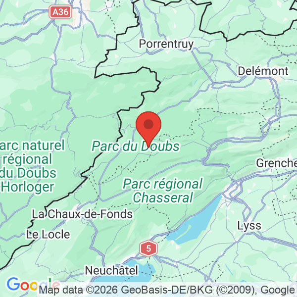 Prévisualisation de la carte