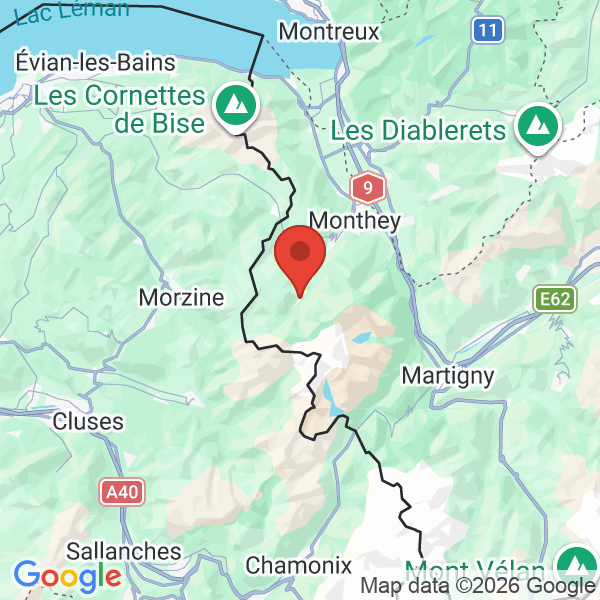 Prévisualisation de la carte