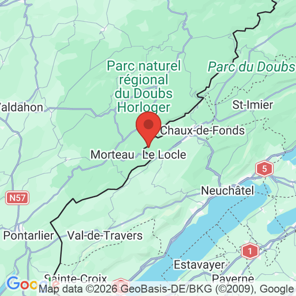 Prévisualisation de la carte