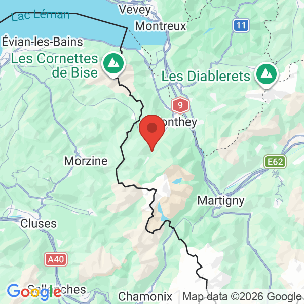 Prévisualisation de la carte