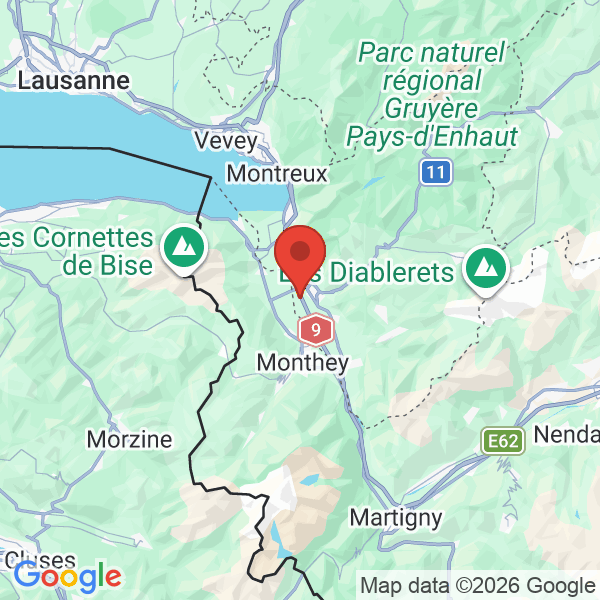 Prévisualisation de la carte