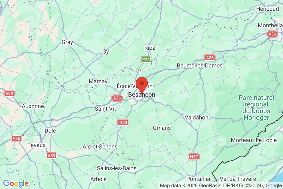 Prévisualisation de la carte