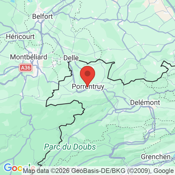 Prévisualisation de la carte