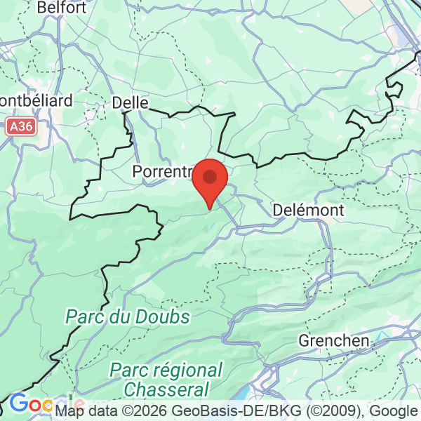 Prévisualisation de la carte