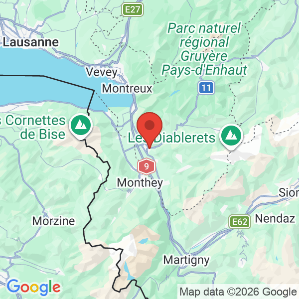 Prévisualisation de la carte