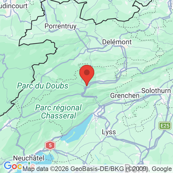 Prévisualisation de la carte