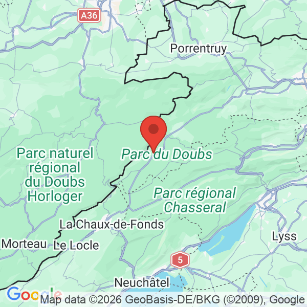 Prévisualisation de la carte