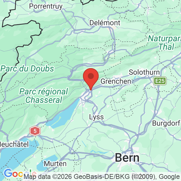 Prévisualisation de la carte