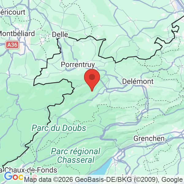 Prévisualisation de la carte