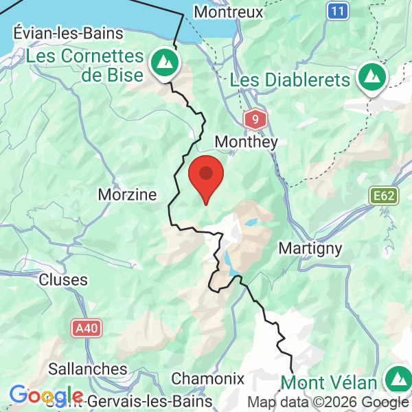 Prévisualisation de la carte