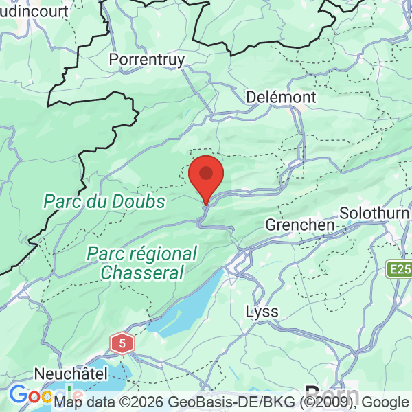 Prévisualisation de la carte
